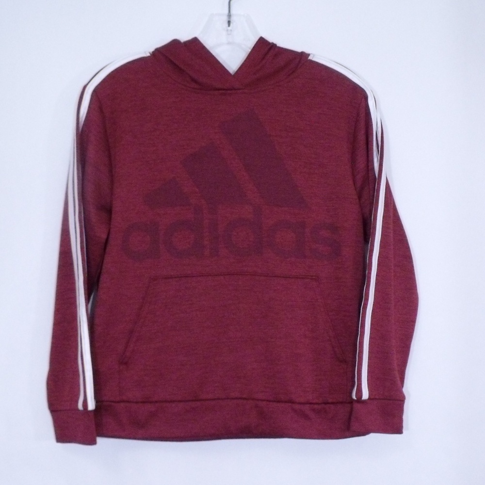 Adidas 3 Stripe Pullover Hoodie M(10-12) Boys